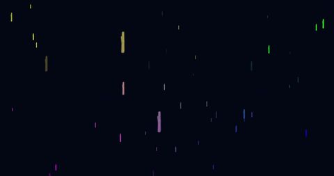 Colorful Glowing Particles Moving on Black Background - Download Free Stock Images Pikwizard.com