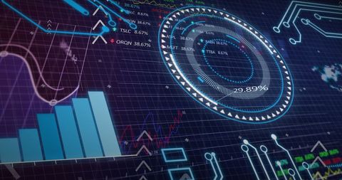 Digital Interface Displaying Stock Market Analysis - Download Free Stock Images Pikwizard.com
