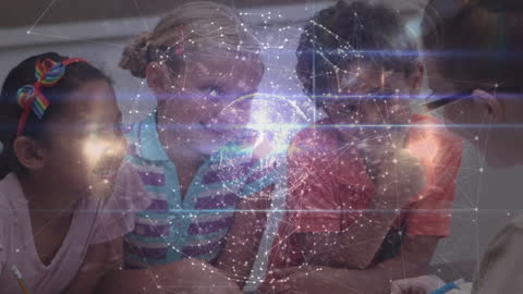 Diverse Children Learning with Digital Science Animation