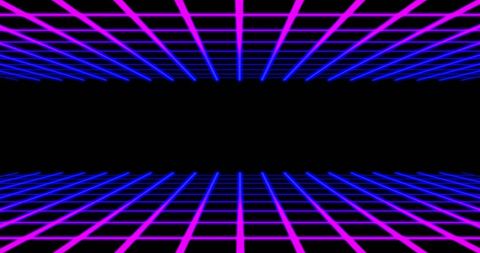 Retro Futuristic Glowing Neon Grid Background - Download Free Stock Images Pikwizard.com