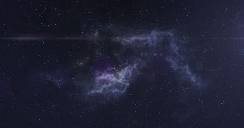 Ethereal Night Sky with Swirling Cosmic Nebula - Download Free Stock Images Pikwizard.com
