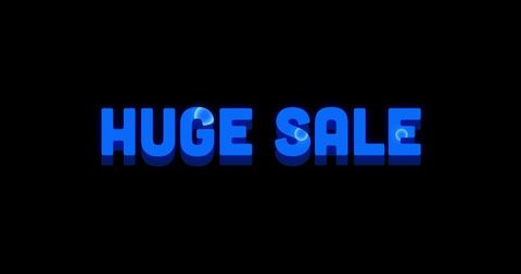 Flashy Huge Sale Advertisement with Swirling Paint Design - Download Free Stock Images Pikwizard.com