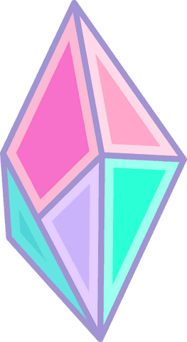 pastel geometric crystal prism on transparent background - Download Free Stock Videos Pikwizard.com