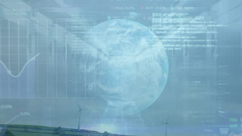 Global Finance and Stock Market Digital Animation