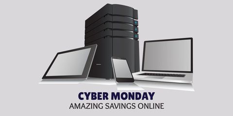 Cyber Monday Sale with Electronic Devices and Savings Message - Download Free Stock Templates Pikwizard.com