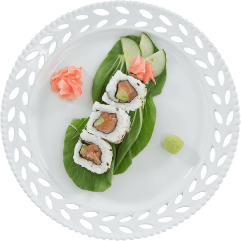 transparent sushi rolls served with fresh garnishes - Download Free Stock Videos Pikwizard.com