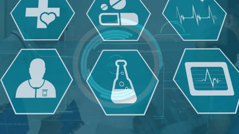 Futuristic Medical Technologies with Doctor Team