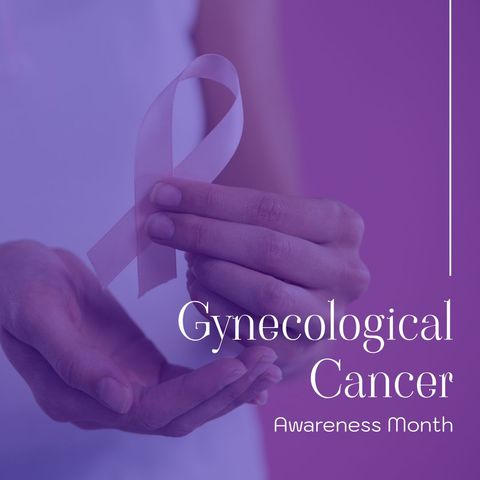 Gynecological Cancer Awareness Month with Pink Ribbon Symbol - Download Free Stock Templates Pikwizard.com