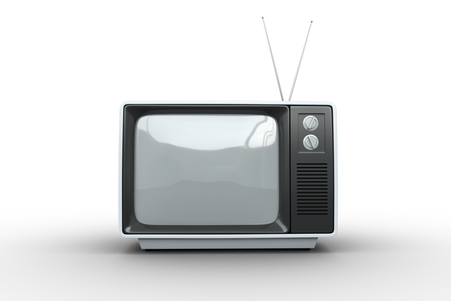 Digital PNG Illustration of Retro TV on Transparent Background - Download Free Stock Videos Pikwizard.com