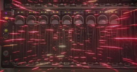 Server chassis with multiple hot-swappable drive bays and led indicators