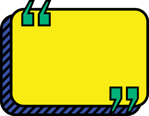yellow quote bubble with dimensional border on transparent background - Download Free Stock Videos Pikwizard.com