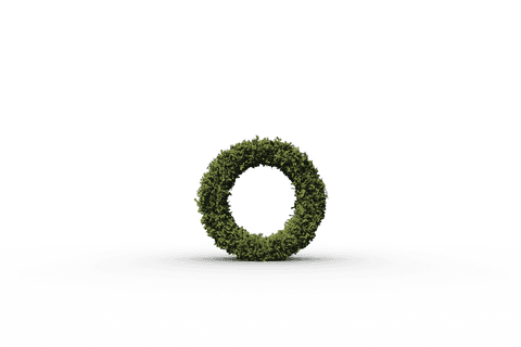 Christmas Wreath with Green Foliage on Transparent Background - Download Free Stock Videos Pikwizard.com