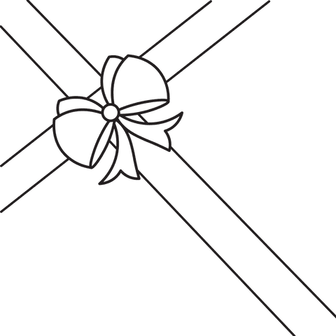 stylish black ribbon with bow on transparent background - Download Free Stock Videos Pikwizard.com