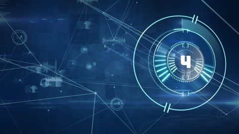 Digital Network Connections and Countdown Interface