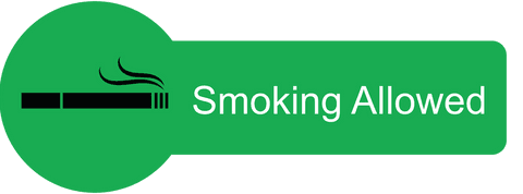 Transparent Smoking Allowed Sign with Cigarette Icon - Download Free Stock Videos Pikwizard.com