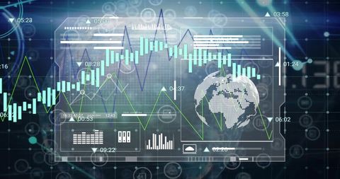 Abstract Global Finance and Data Processing Technology - Download Free Stock Images Pikwizard.com