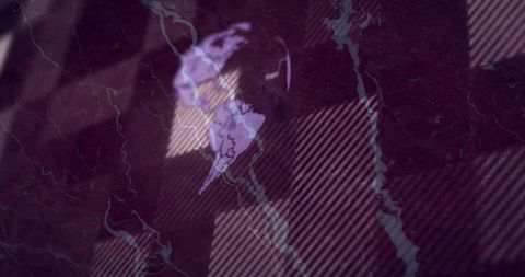 Abstract purple geometric pattern with futuristic digital aesthetic