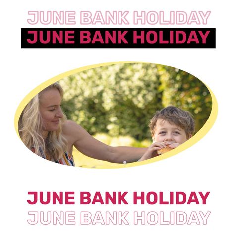 Mother and Son Enjoying Burger During Summer Holiday in Park