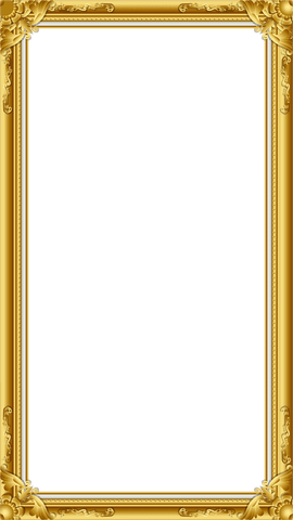 Ornate Golden Baroque Frame With Transparent Backdrop - Download Free Stock Videos Pikwizard.com