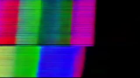 Digital Glitch Pattern Morphing in Vibrant Colors