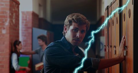 High School Student Experiencing Power Surge - Download Free Stock Images Pikwizard.com