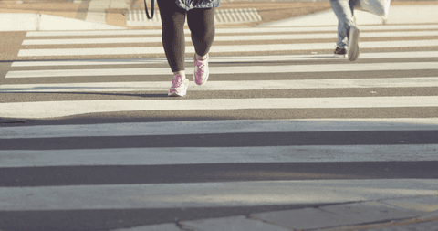 people crossing zebra crossing with transparent shadows - Download Free Stock Videos Pikwizard.com