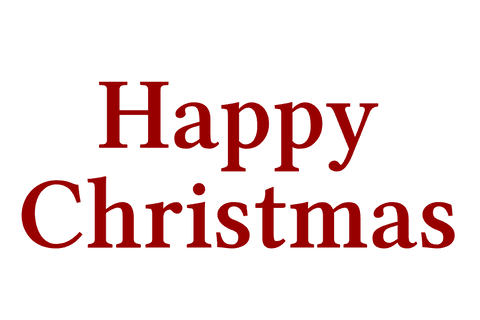 Happy Christmas Text PNG Claret Color on Transparent Background - Download Free Stock Videos Pikwizard.com