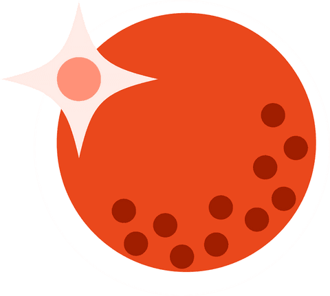 Abstract Red Sphere with Dots and Star on Transparent Background - Download Free Stock Videos Pikwizard.com