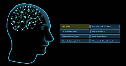 ai brain virtual interface concept with neural network design - Download Free Stock Images Pikwizard.com
