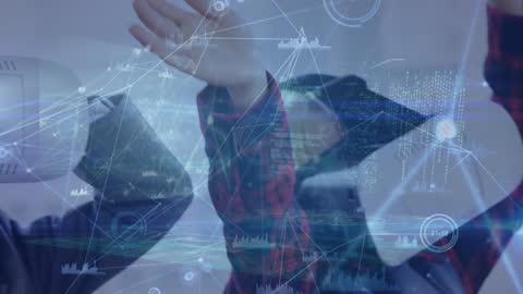 Students Exploring Digital Tech with Graphs and Network Connections