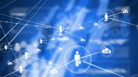 Digital Network Interface with Connected Iconography and Technology Hubs