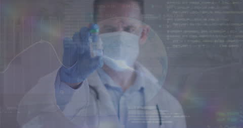 Doctor Analyzing Data During COVID-19 Pandemic