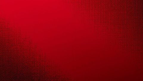 Crimson to maroon gradient with distressed black grid texture, abstract vignette canvas