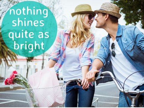 Happy Couple in Love Bicycle Ride Lifestyle