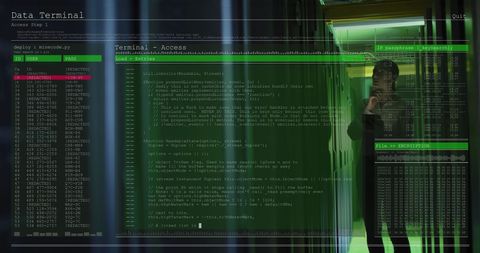 Tech Engineer Managing Cloud Data Processing - Download Free Stock Images Pikwizard.com