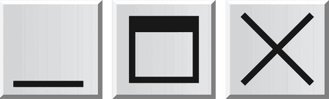 Trio of Beveled Window Control Icons with Shadows on Transparent Background - Download Free Stock Videos Pikwizard.com