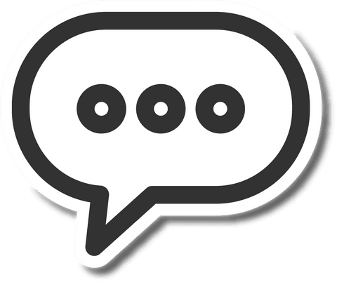 Transparent Speech Bubble with Ellipsis Graphic - Download Free Stock Videos Pikwizard.com