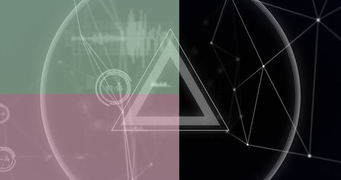 Abstract Network Connectivity with Geometric Shapes and Data