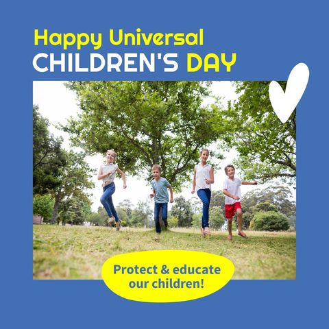 joyful celebration of happy universal children's day in park - Download Free Stock Templates Pikwizard.com