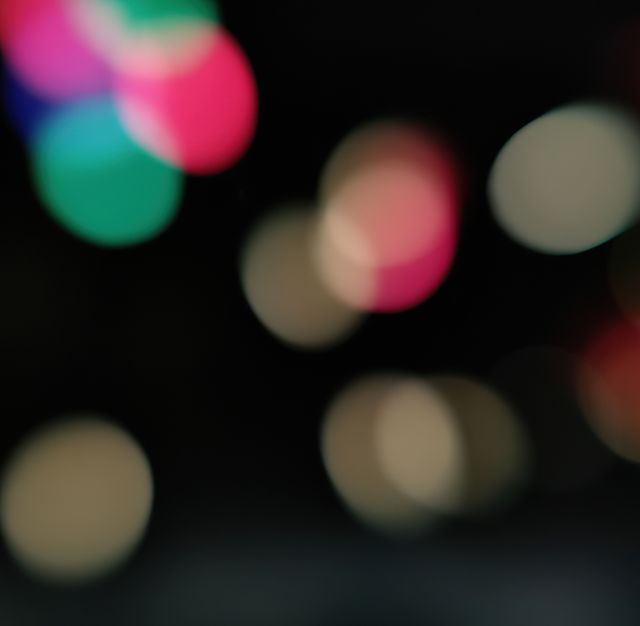 Colorful Defocused Light Bokeh on Dark Background - Download Free Stock Images Pikwizard.com