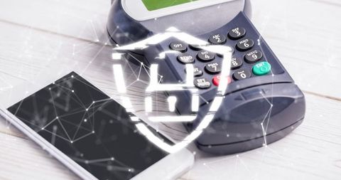 Secured Contactless Payment Technology with Smartphone and POS Terminal - Download Free Stock Images Pikwizard.com