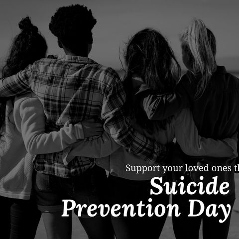 supporting suicide prevention day with diverse friends - Download Free Stock Templates Pikwizard.com