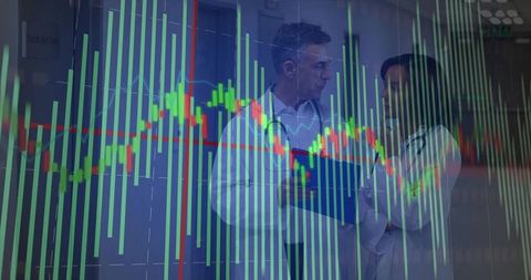 Healthcare Professionals Analyzing Patient Data with Digital Charts