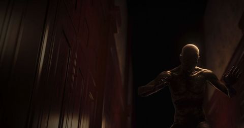 Mysterious Creature Lurking in Dark Alley