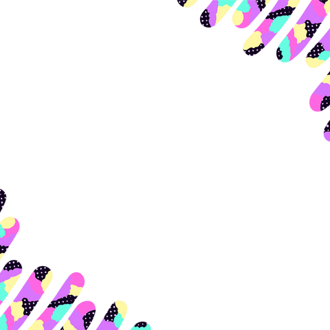 pastel ovals and dotted shapes transparent corner frame design - Download Free Stock Videos Pikwizard.com