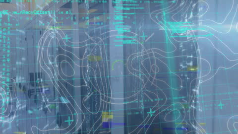 Holographic Data Overlay and Topography in Server Room