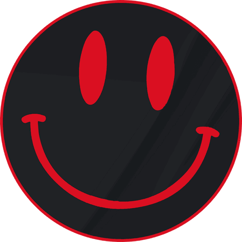 minimalist red smiley face icon on transparent circle background - Download Free Stock Videos Pikwizard.com