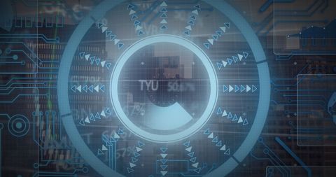 Futuristic Financial and Stock Market Data Processing Interface - Download Free Stock Images Pikwizard.com