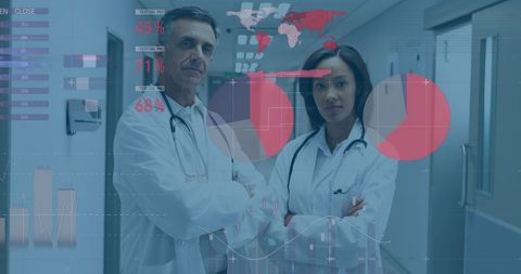 Healthcare Professionals Analyzing Financial Data and Graphs - Download Free Stock Images Pikwizard.com