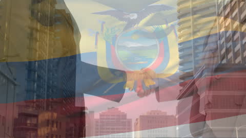 Ecuador Flag Overlying Business Workshop - Estimating Strengths and Goals